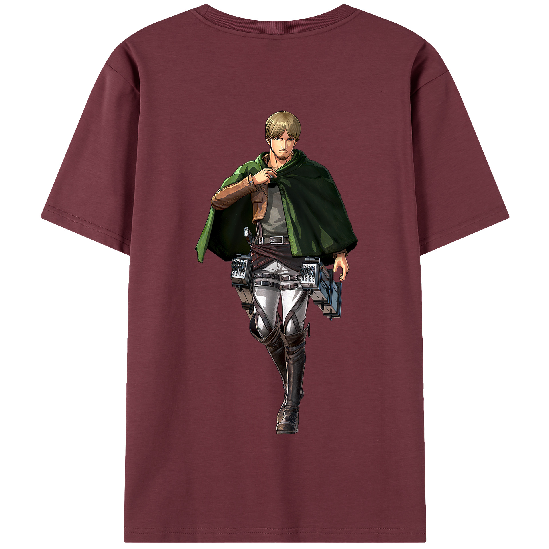 （画像用） 進撃の巨人 ミケ·ザカリアス Attack on Titan Mike Zakarius 綿100％半袖Tシャツ（背面プリント）